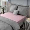 Prześcieradło EUROFIRANY Design 91 Frotte 220 x 200 cm Pudrowy róż Nieprzemakalne Nie