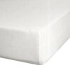 Prześcieradło EUROFIRANY Design 91 Frotte 140 x 200 cm Kremowy Materiał Bawełna
