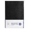 Prześcieradło EUROFIRANY Design 91 Frotte 180 x 200 cm Czarny Z gumką Tak