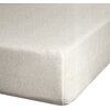 Prześcieradło EUROFIRANY Design 91 Frotte z gumką 140 x 200 cm Beżowy Materiał Poliester