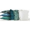 Poszewka EUROFIRANY Velvet 25 387652 45 x 45 cm Ciemnomiętowy Rodzaj zapięcia Zamek