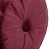 Poduszka EUROFIRANY Velvet 59 20 x 45 cm Bordowy Materiał poszycia Poliester