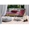 Poduszka EUROFIRANY Velvet 59 20 x 45 cm Bordowy Rodzaj Poduszka