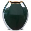 Wazon EUROFIRANY AMORA 2 14 x 7 x 16 cm Zielony