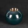 Świecznik EUROFIRANY Amora 2 403011 Zielono-złoty Materiał wykonania Glinka ceramiczna