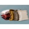 Poszewka EUROFIRANY Velvet 25 387648 45 x 45 cm Bordowy Wzór Gładki