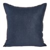 Poszewka EUROFIRANY Len 4 45 x 45 cm Granatowy