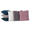 Poszewka EUROFIRANY Design 91 Boni 40 x 40 cm Szary Wzór Patchworkowy