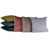 Poszewka EUROFIRANY Velvet 45 x 45 cm Stalowy Rodzaj zapięcia Zamek