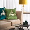 Poszewka EUROFIRANY Blink 41 45 x 45 cm Turkusowy Wzór Nadruk