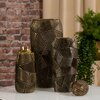 Wazon EUROFIRANY Emmi 13 x 30 cm Czarny Gwarancja 24 miesiące