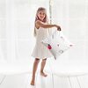 Poszewka EUROFIRANY Kids 3 45 x 45 cm Biało-różowy Wzór Dziecięcy