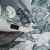 Pościel EUROFIRANY Premium 220 x 200 cm Jasnoszaro-stalowy Liczba elementów w zestawie 3