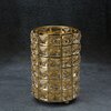 Świecznik EUROFIRANY Tesa 03 12 x 17 cm Złoty Materiał wykonania Metal