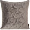 Poszewka EUROFIRANY Ria 2 378848 45 x 45 cm Ciemnobeżowy