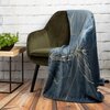 Koc EUROFIRANY Lili 150 x 200 cm Granatowy Materiał Poliester