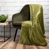 Koc EUROFIRANY Lili4 150 x 200 cm Oliwkowy Informacje dodatkowe Gramatura: 250 g/m2