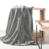 Koc EUROFIRANY Cindy 170 x 210 cm Stalowy Rozmiar [cm] 210 x 170