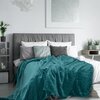 Koc EUROFIRANY D91 Cindy 335308 200 x 220 cm Turkusowy Informacje dodatkowe Gramatura: 250 g/m2