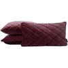 Poszewka EUROFIRANY Velvet 29 30 x 50 cm Bordowy Rodzaj zapięcia Zamek