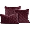 Poszewka EUROFIRANY Velvet 29 30 x 50 cm Bordowy Liczba elementów w zestawie 1