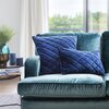 Poszewka EUROFIRANY Velvet 29 30 x 50 cm Bordowy Wzór Karo