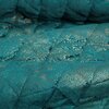 Narzuta EUROFIRANY Agata 170 x 210 cm Turkusowy Materiał Poliester