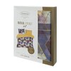 Pościel EUROFIRANY Nova Print Gift Vitrage 160 x 200 cm Żółto-fioletowy Materiał Satyna bawełniana