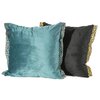 Poszewka EUROFIRANY Viviane 354395 45 x 45 cm Czarny Rodzaj zapięcia Zamek