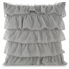 Poszewka EUROFIRANY Daisy 45 x 45 cm Stalowy