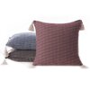 Poszewka EUROFIRANY Boho 6 45 x 45 cm Bordowy Rodzaj zapięcia Zamek