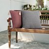 Poszewka EUROFIRANY Boho 6 45 x 45 cm Bordowy Wzór Pasy