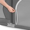 Kojec LIONELO Willow Grey Concrete Wymiary [cm] 127 x 187 x 68