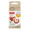 Smoczek NUK For Nature 0-6 m Czerwony (2 sztuki) Rodzaj Uspokajający