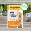 Karma dla kota CAT CHOW Adult Kurczak z cukinią 85 g Opakowanie Saszetka