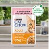 Karma dla kota CAT CHOW Adult Łosoś z zieloną fasolką 85 g Opakowanie Saszetka