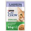 Karma dla kota CAT CHOW Sterilised z jagnięciną i zieloną fasolką w sosie 85 g