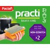 Gąbka do mycia naczyń PACLAN Practi silver king (2 sztuki) Cechy Łatwy do spłukiwania