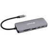 Hub VERBATIM 32152 USB Typu C Dodatkowe informacje Przepustowość LAN 1 Gb/s