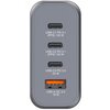 Ładowarka sieciowa VERBATIM GNC-140 GaN 140W + Adapter EU/UK/US Szary Szerokość [mm] 76.5