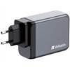 Ładowarka sieciowa VERBATIM GNC-200 GaN 200W + Adapter EU/UK/US Szary Wysokość [mm] 64.8