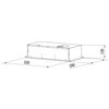 Okap CANDY CBG52SX Srebrny 168m3/h 62dB klasa C Szerokość [cm] 52