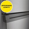 Lodówka HAIER HDPW5618CNPK No Frost 185cm Srebrna Szklane wykończenie drzwi Nie