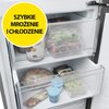 Lodówka HAIER HDPW5618CNPK No Frost 185cm Srebrna Licowane drzwi Tak