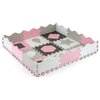 Mata piankowa MILLY MALLY Puzzle Jolly Digits 118.5 x 118.5 x 1.2 cm (25 elementów) Różowo-szary Płeć Dziewczynka