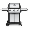 Grill gazowy BROIL KING Signet 320 11.4 kW 65 x 38 + 60 x 26 cm Liczba palników 3