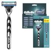 Golarka GILLETTE Mach3 Charcoal + Ostrza do golarki GILLETTE Mach3 (25 sztuk)