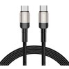 Kabel USB-C - USB-C TECH-PROTECT UltraBoost EVO PD100W/5A 2 m Czarno-beżowy