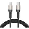 Kabel USB-C - USB-C TECH-PROTECT UltraBoost EVO PD100W/5A 2 m Czarno-beżowy