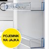 Lodówka BEKO B3RCNA364HXB No Frost 186.5cm Platynowa NeoFrost i AeroFresh, HarvestFresh Funkcje Zmiana kierunku otwierania drzwi, Szybkie zamrażanie